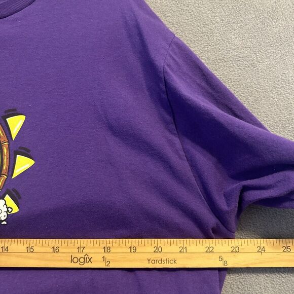 Buc-ee's T-Shirt Did Somebody Say 2023 Size XL Purple Graphic S/S Tropical Tee - Picture 7 of 7